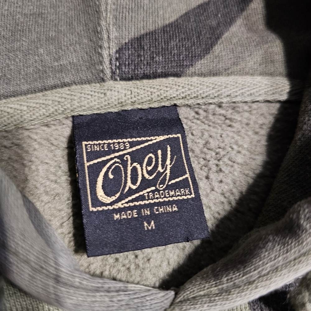 Obey Camouflage Box Logo Hoodie - Picture 4 of 6